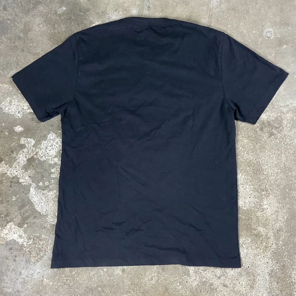 True‎ Religion T-Shirt Size Large Black Graphic Logo Crewneck Short Sleeve